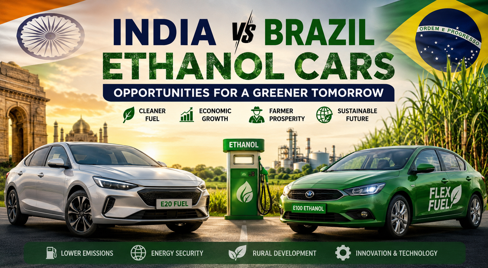 Can India Adopt Brazil's Ethanol Model? Lessons for India's Green Fuel Future